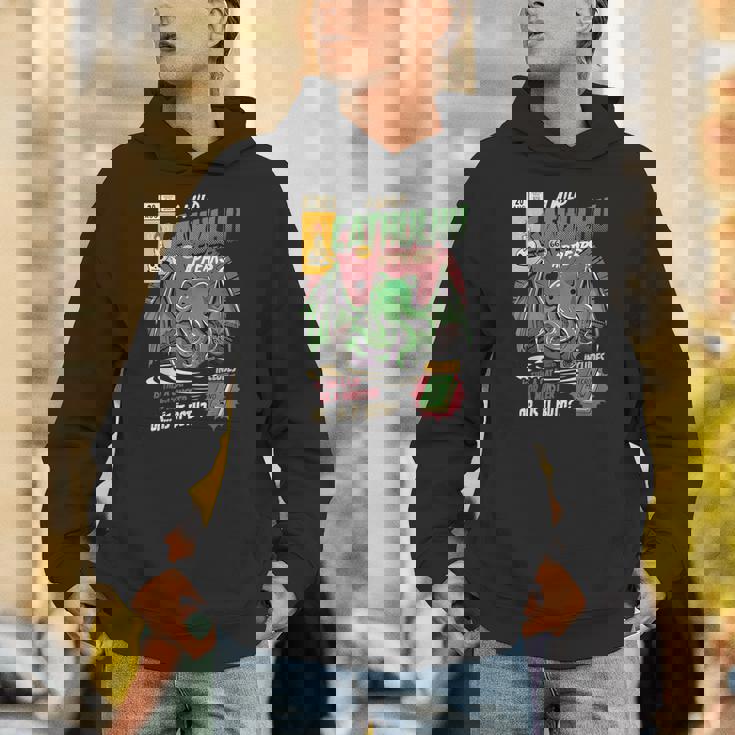 野生のカトゥルフが現れる猫か怪物か変な猫-クトゥルフ パーカー