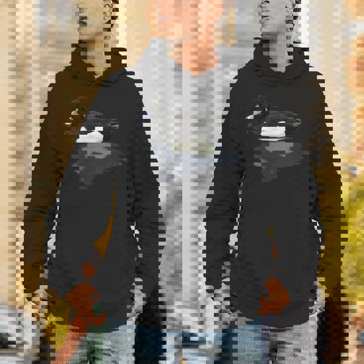 野鳥シリーズ キンクロハジロ パーカー