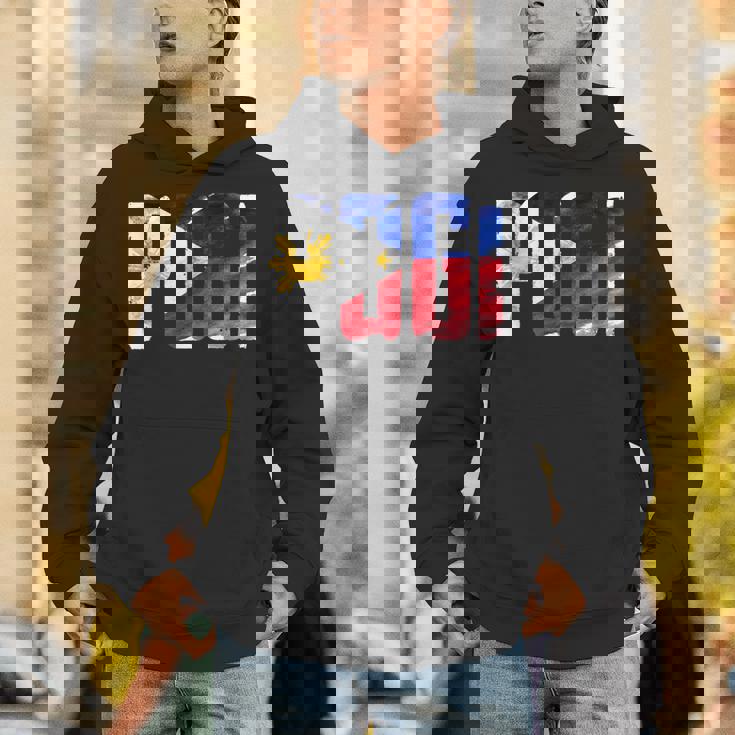 陽気なポギ タガログ語 ピノイ ステートメント フィリピン国旗 Hoodie
