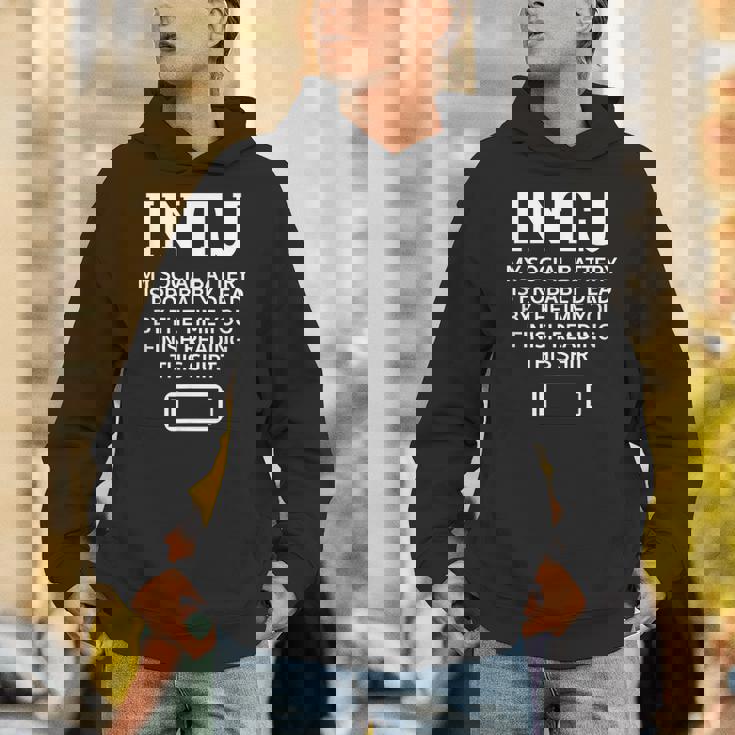 面白い Intj ソーシャルバッテリー 内向的 直感的 パーソナリティ パーカー