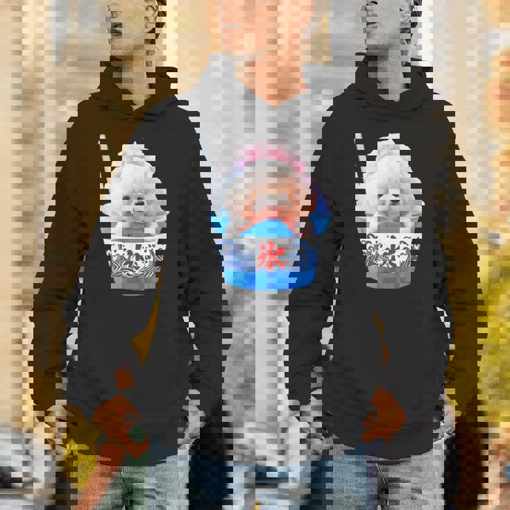 面白いtシャツ トイプードル かき氷 イヌ わんこ メンズ 犬好き グッズ おもしろ 面白い 服 ネタ 夏 パーカー