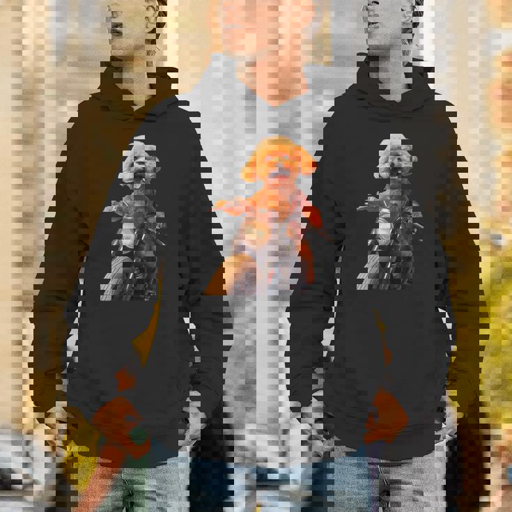 面白いtシャツ トイプードル バイク イヌ メンズ 犬好き グッズ かわいい おもしろ 面白い 服 ネタ パーカー