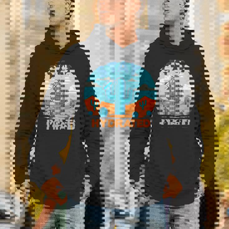 面白いサボテンの水やり-水分補給 パーカー