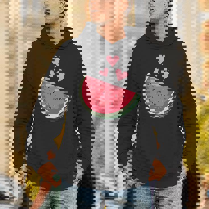 面白いスイカ ハワイアンビーチバケーション ラブスイカ パーカー