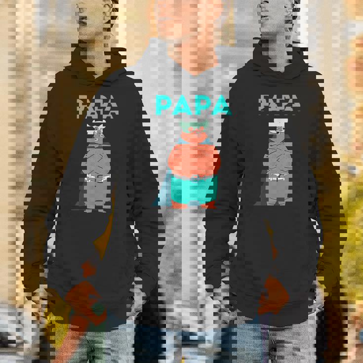 面白いパパベアシャツ I 父の日誕生日ギフト Hoodie