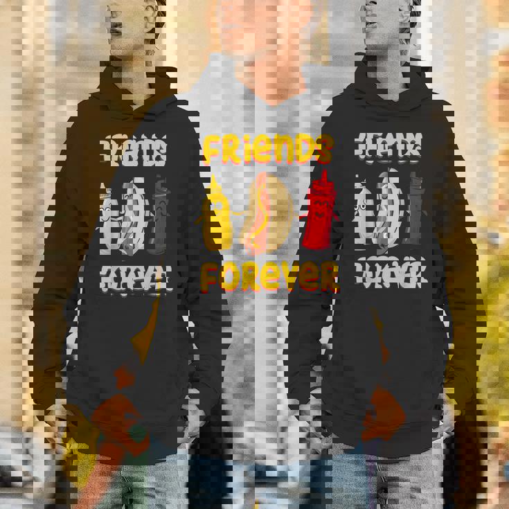 面白いホットドッグソーセージ ケチャップ&マスタード I ホットドッグ Hoodie