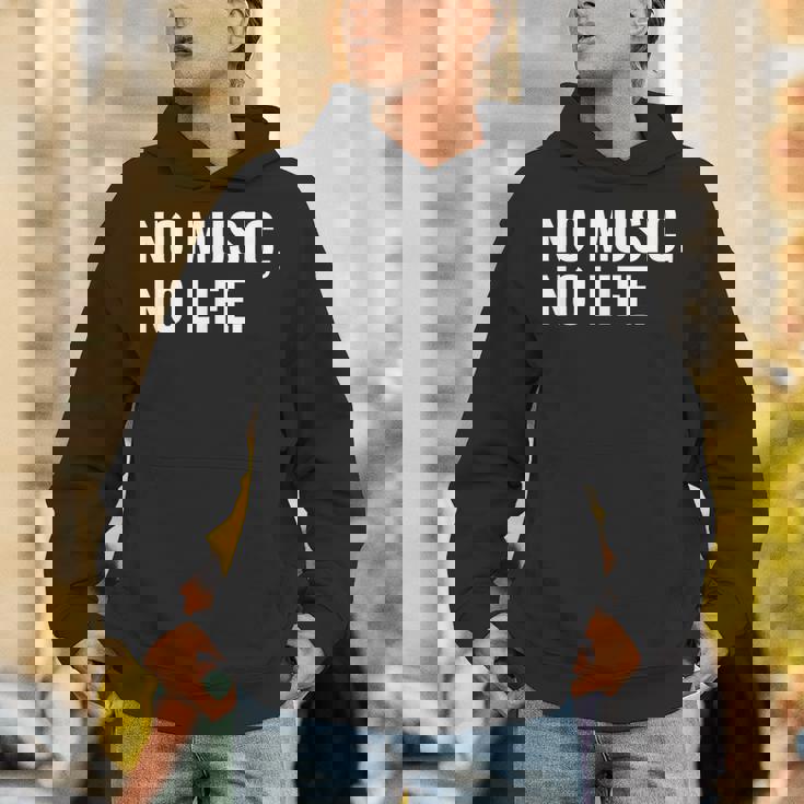 音楽家や音楽愛好家へのno Music No Life ギフト パーカー