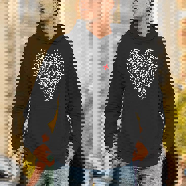 飛行機のクルーのためのaeroplane Love Heart パーカー