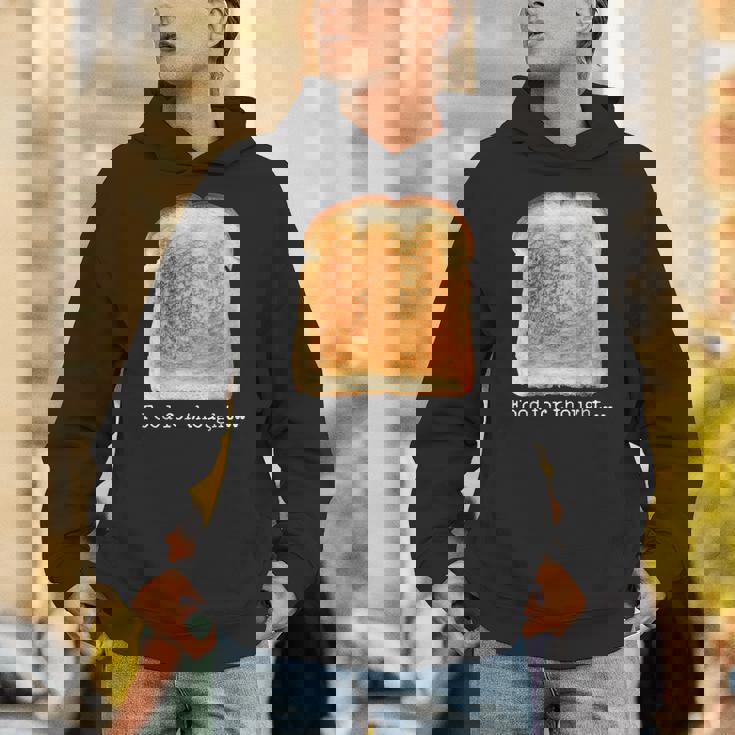 食パン トースト 食べ物 思考 おもしろい グルテンフリー ノベルティ パーカー