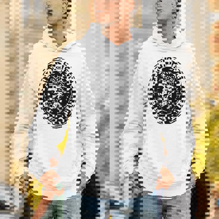 バックプリント クールで面白いオートバイ、バイク、バイカー パーカー