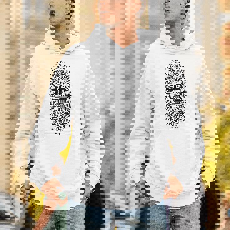 2トーン スカトランペット奏者 サムプリント パーカー