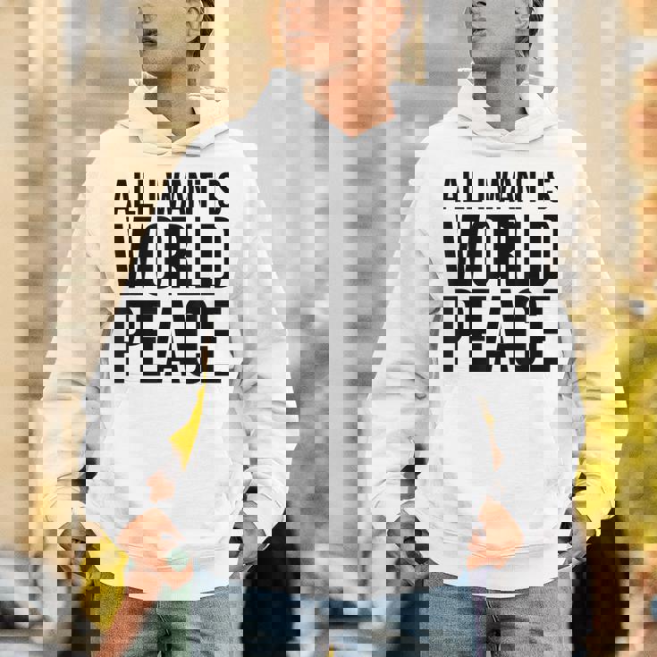 All I Want Is World Peace パーカー