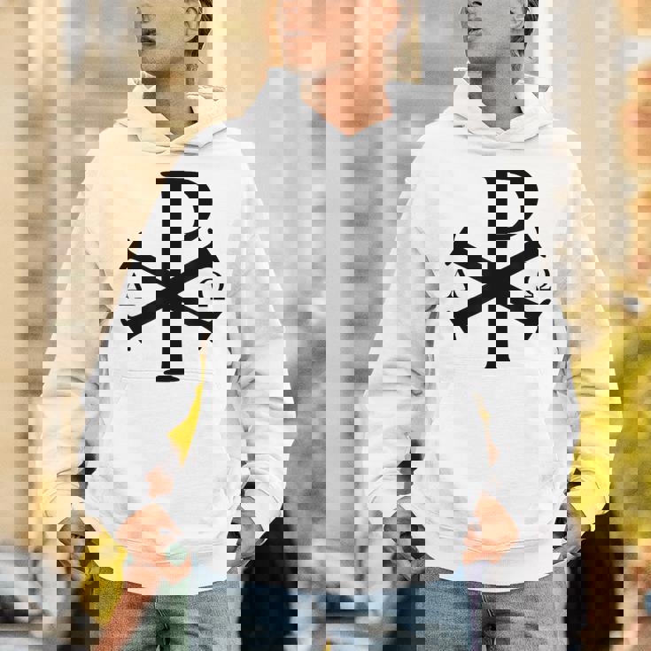 Chi Rho クリスチャン ゴッド アルファ オメガ イエスキリスト キリスト教 パーカー