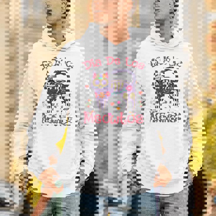 Dia De Los Meowtos Muertos シュガースカル キャット 死者の日 パーカー