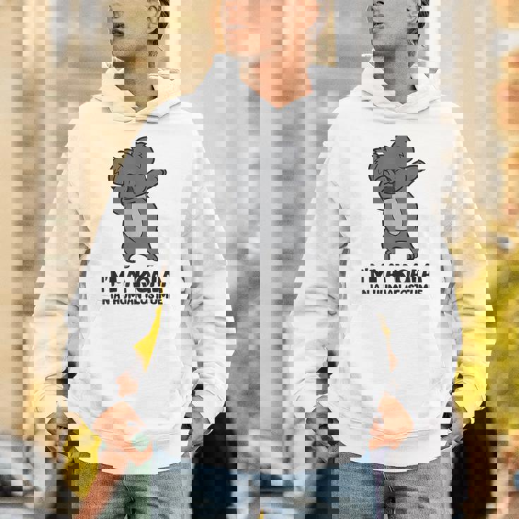 I'm A Koala In A Human コスチューム ファニー コアラ パーカー