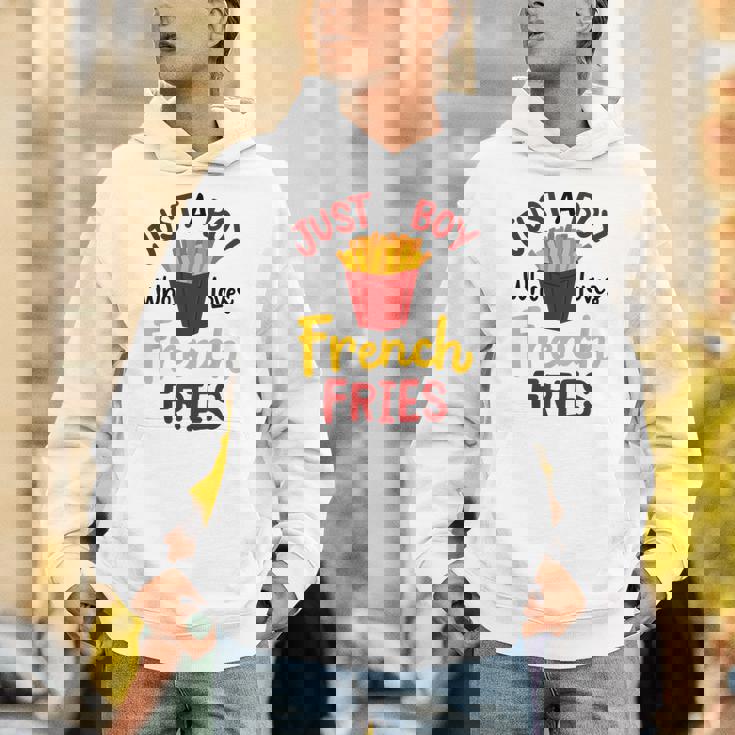 Just A Boy Who Loves French Fries フライドポテト じゃがいも ヴィーガン Hoodie