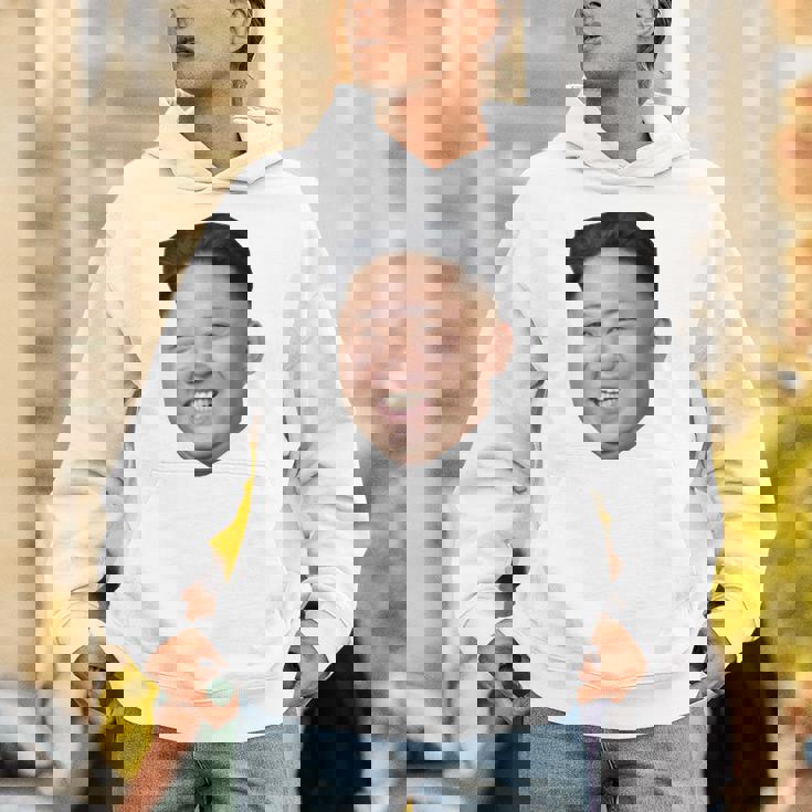 Kim Jong Un Big Face ロケットマン 北朝鮮パロディ パーカー