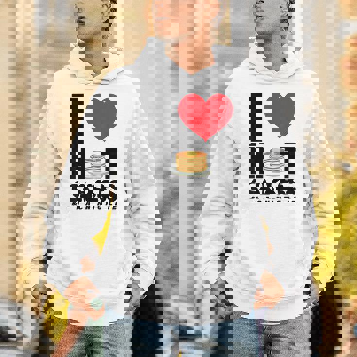 I Love Heart ホットケーキ パンケーキ Flapjacks Can Not Lie Foodie パーカー