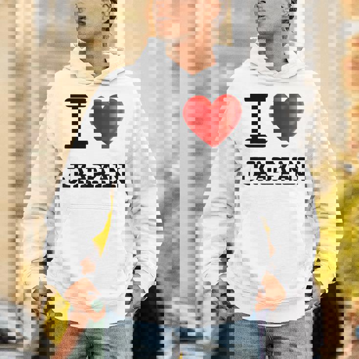 I Love Japan お土産 観光ハート Hoodie