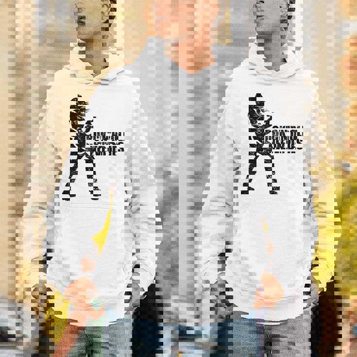 Rock 'N' Roll Never Dies ギタープレーヤー パーカー