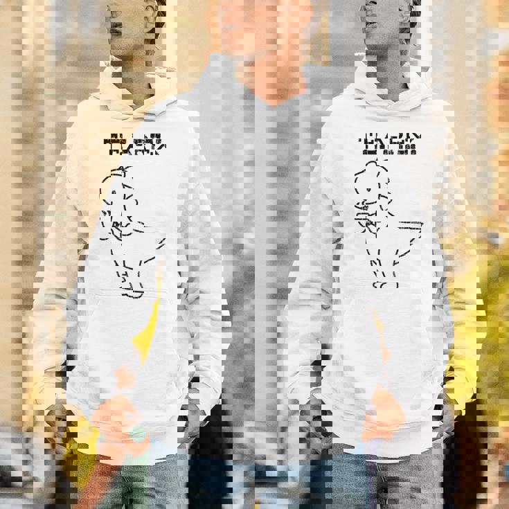 Tea-Rex おもしろドリンクグラフィック Hoodie