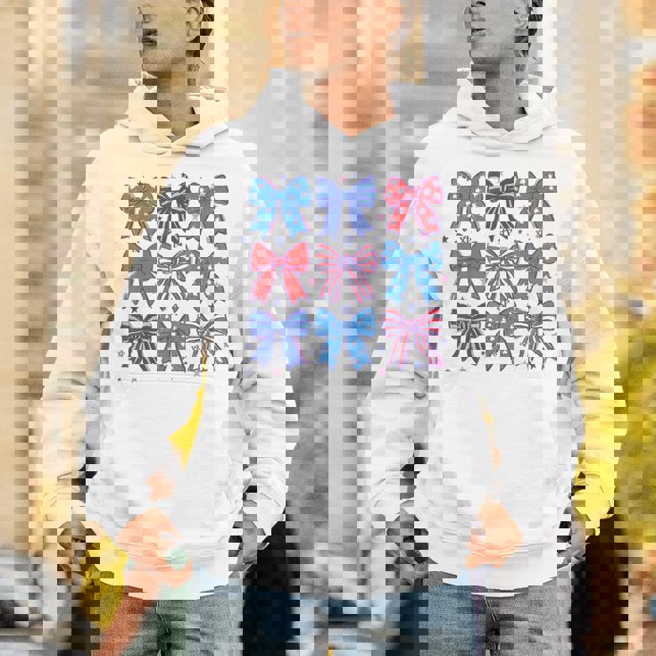 かわいい愛国的なボウスターデザイン7月4日シャツusaプライド パーカー