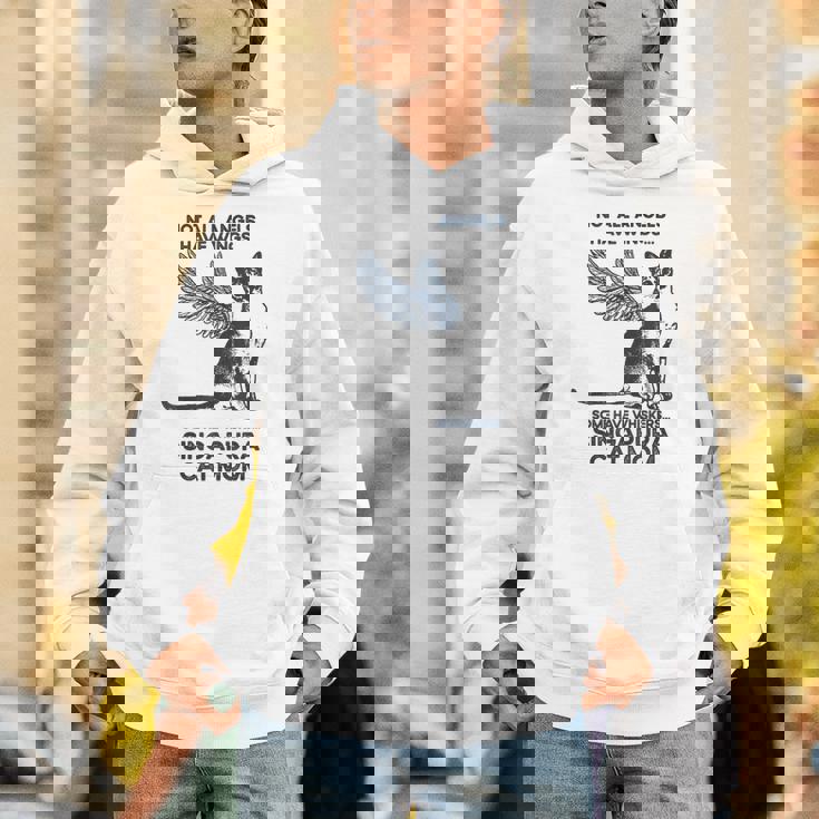 すべての天使に翼があるわけではない-マザーシンガプーラキャットママ パーカー