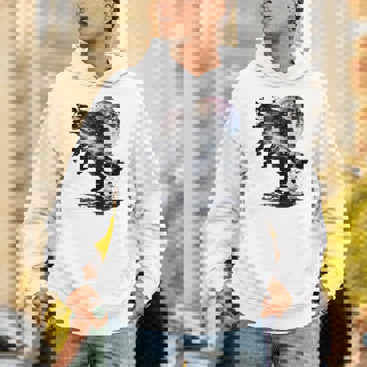 アライグマ アニマルモチーフ ムーンアート アニマルプリント アライグマ パーカー