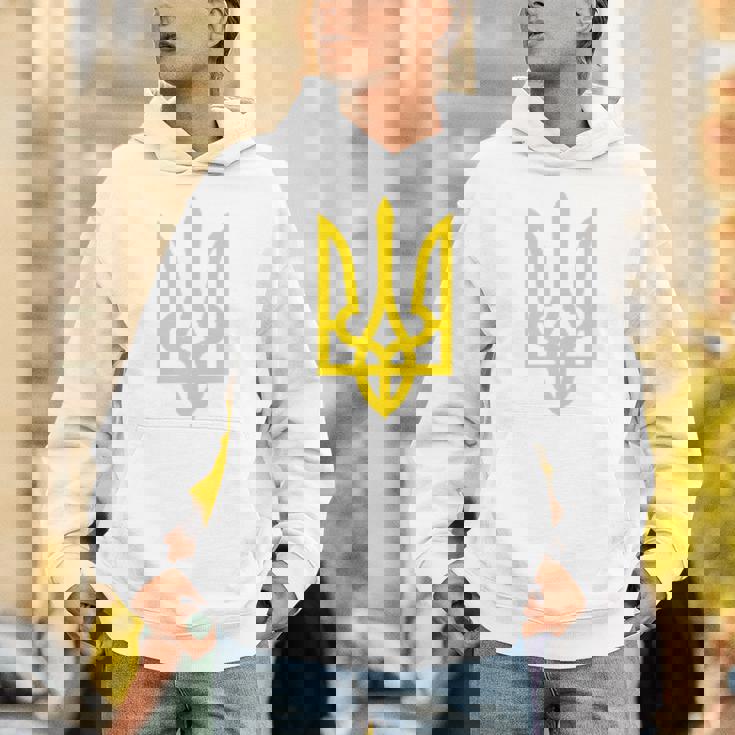 ウクライナ大統領ヴォロディミル・ゼレンスキー ウクライナエンブレム Hoodie