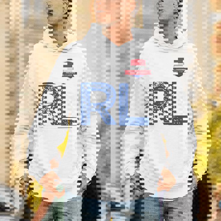 オランダ オランダ 人間の旗 文字 R And L Nederland パーカー