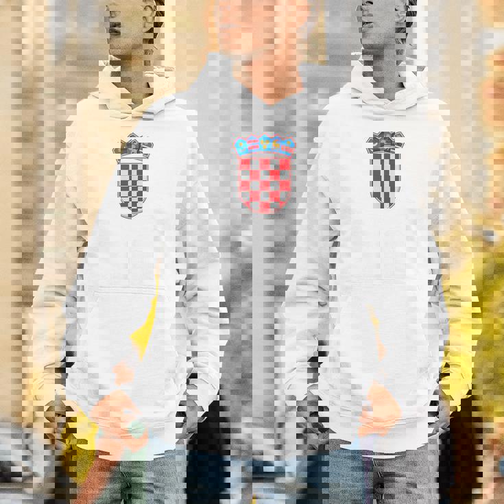 クロアチア ヴィンテージ クロアチア国旗tシャツ Hoodie