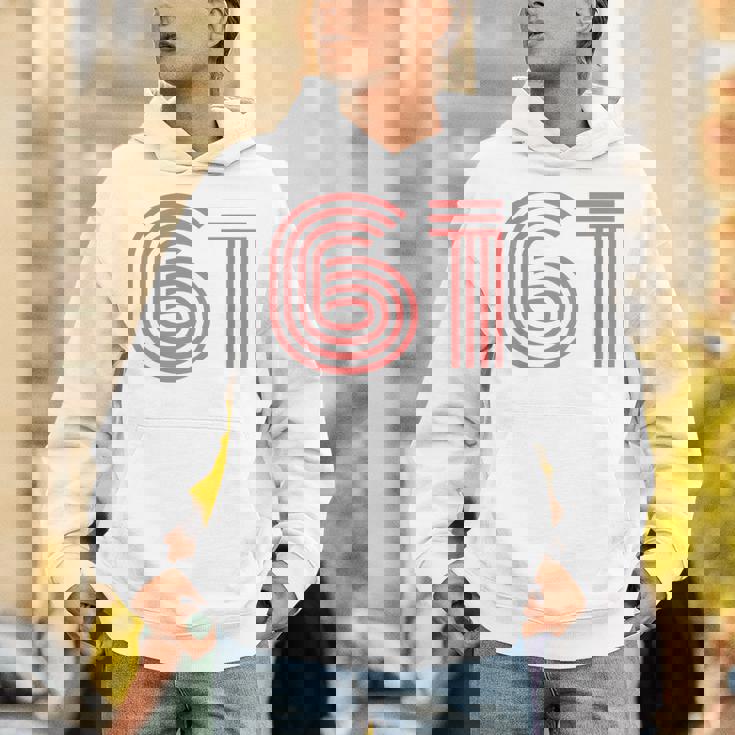 クールレトロライティングジャージ、背番号61 1961 Hoodie