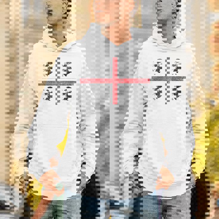 サルデーニャ国旗 イタリア 4 ムーア人 パーカー