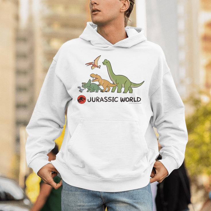 ジュラシック・ワールド Dinosaurs Loose Illust Hoodie