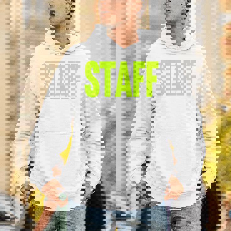 スタッフ イベント 衣装 クルー 音楽祭 Backprint ワーカー Hoodie