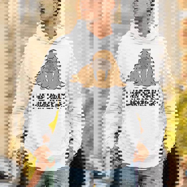 セイウチが本当に好きだよ、いいね？面白いセイウチ パーカー