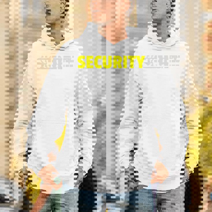 セキュリティスタッフやボディガードのためのセキュリティバックプリントデザイン Hoodie