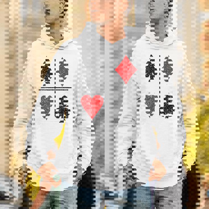 ダイヤモンド スペード ハーツ クラブ トランプスーツ ポーカー パーカー