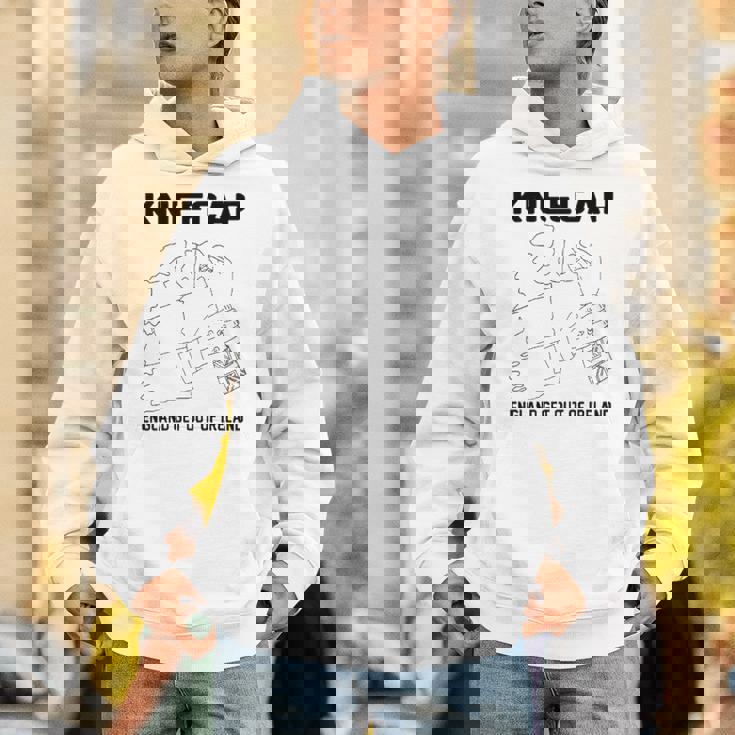 ニーキャップ・イングランドはアイルランドから出て行け 長袖tシャツ パーカー