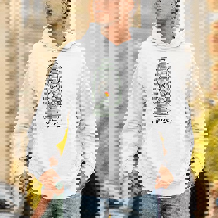 ハリケーンランタンtシャツ白 パーカー