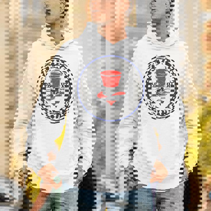 バックプリントのみ レトロ ビンテージ ガソリンスタンド レッドハット モーターオイル Hoodie