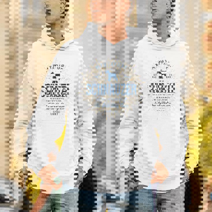 ビンテージ ミニチュア・シュナウザー レトロ Hoodie