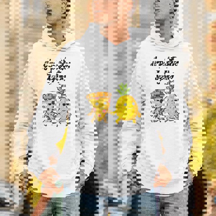 ピザハワイパイナップルピザイートピザ＆パイナップル パーカー