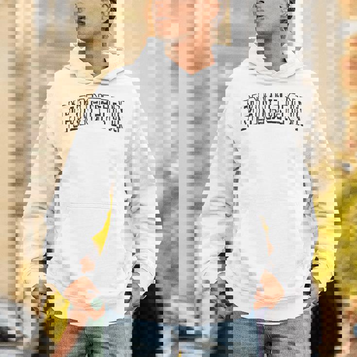 プリンストン テキサス ビンテージ アスレチック スポーツ B&W プリント パーカー