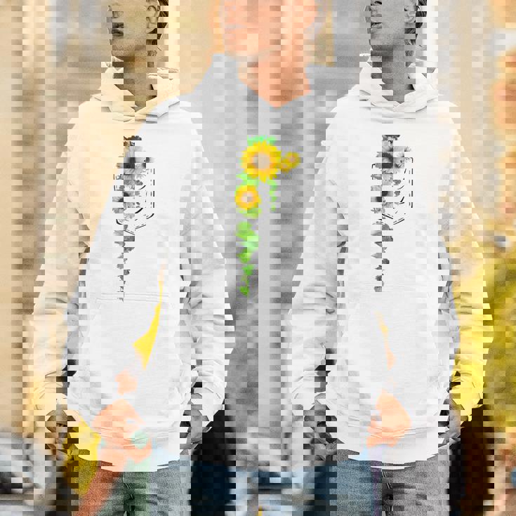 ポケットに入ったかわいいひまわり クリスマスギフト Hoodie