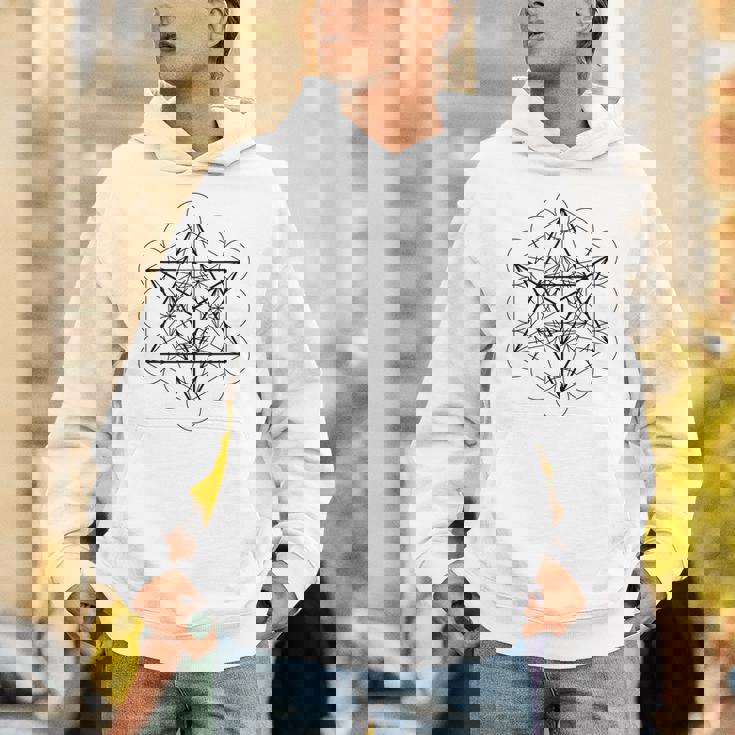 メタトロンキューブ マカバ（スターテトラヒドロン）神聖幾何学 Hoodie