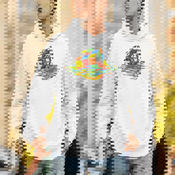 メルティング ルービックキューブ Hoodie