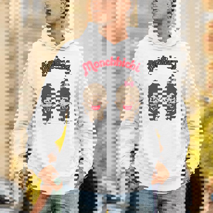 モンチッチグラフィック 長袖tシャツ Hoodie