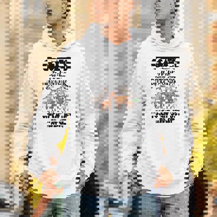 ヤギの恋人たちのためのヤギシャツ 農場アパレル ミームパンファニーヤギ 長袖tシャツ パーカー