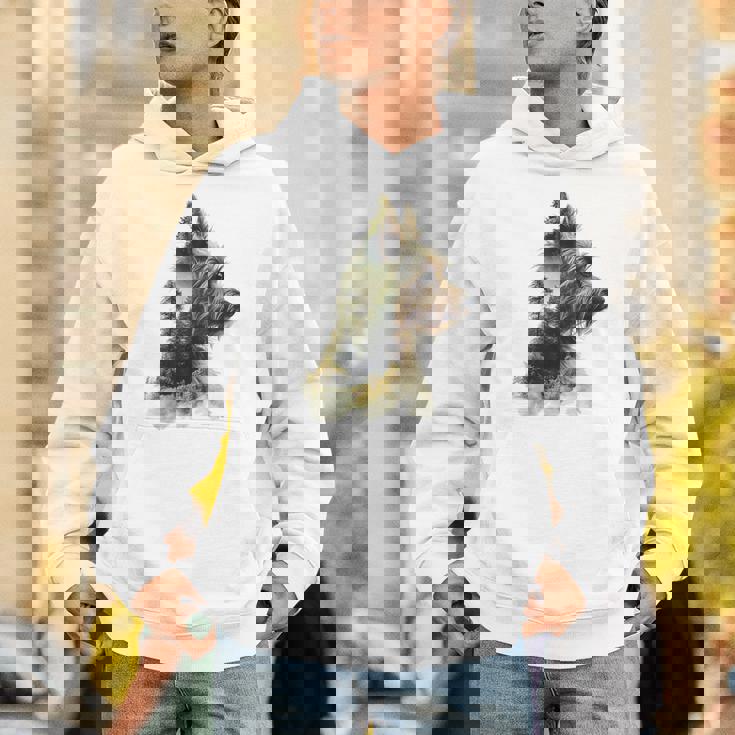 ヨークシャーテリア 犬 モチーフ ペット アートワーク ヨークシャーテリア パーカー